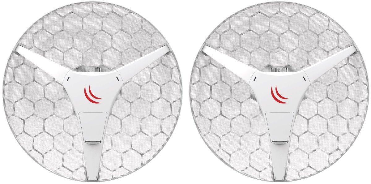 MikroTik RBLHGG-60ad kit, Wireless Wire Dish kompletný spoj 2 pack