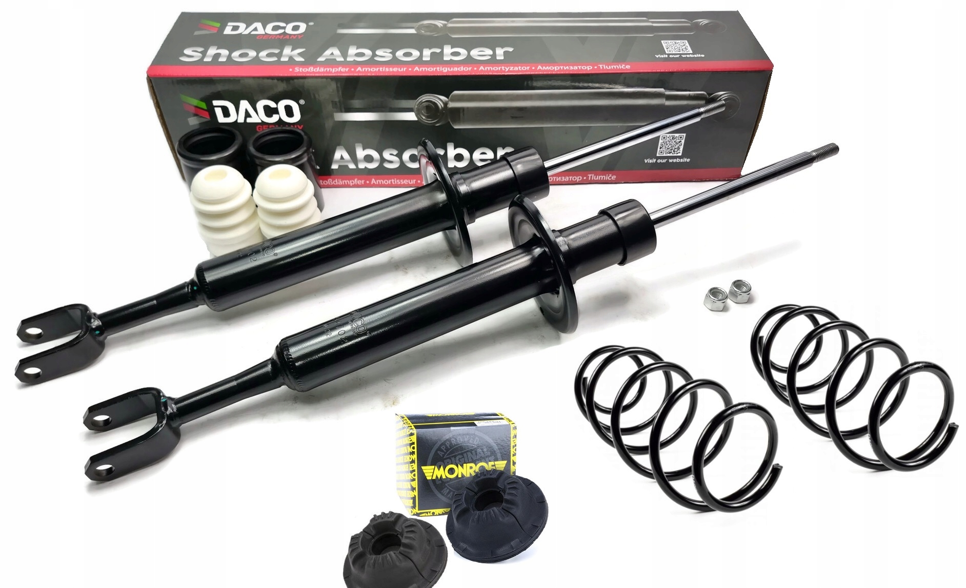 

Amortyzatory Przód Audi A4 B6 B7 Poduszki Sprężyny