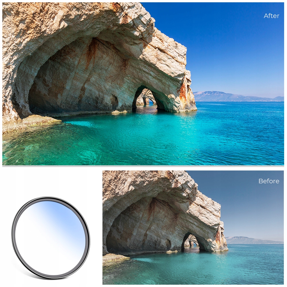 MARKOWY Filtr UV 52mm HD MC SLIM K&F CONCEPT C Średnica 52mm