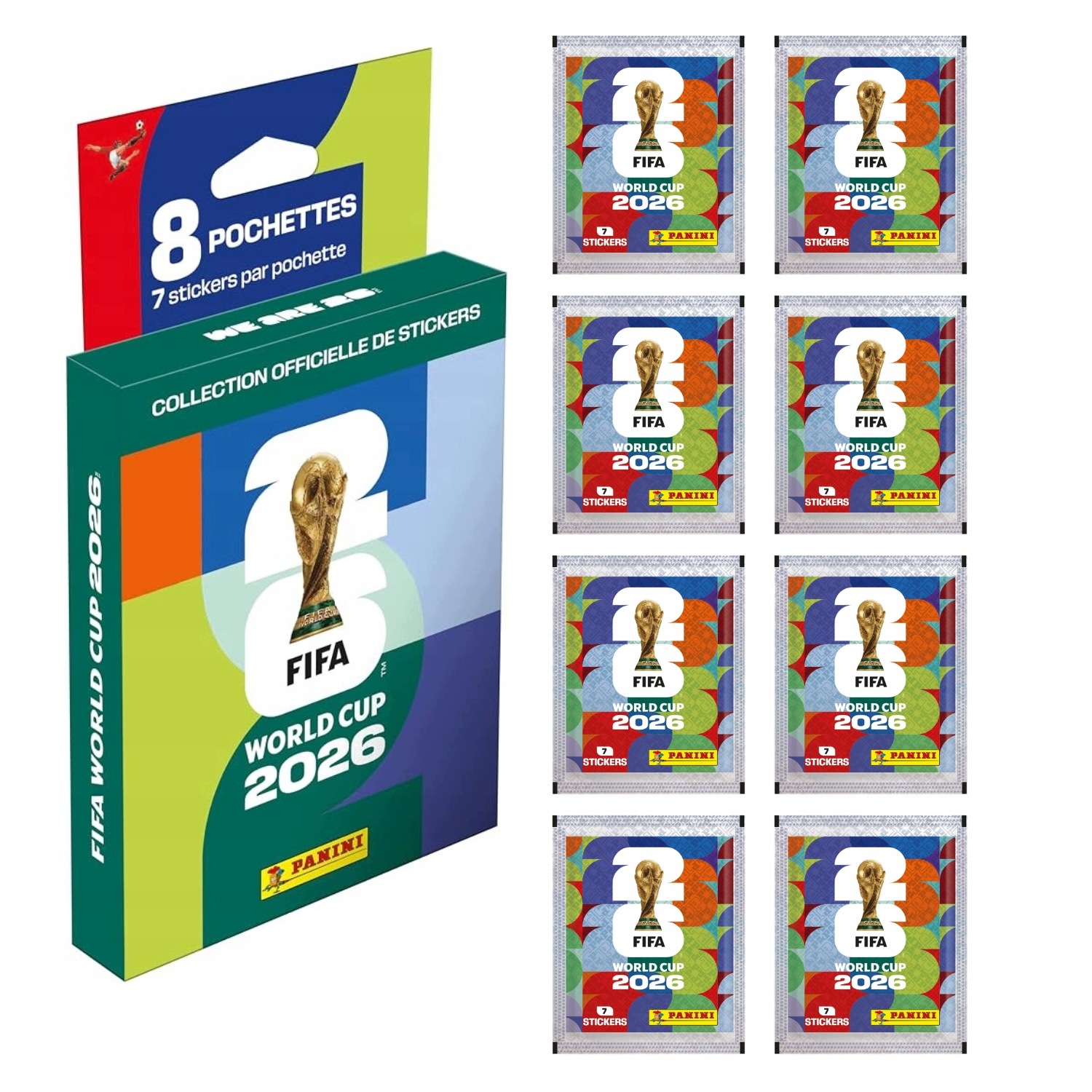 Panini Fifa World Cup 2026 Naklejki Eco Blister 8 Saszetek 56 Naklejek