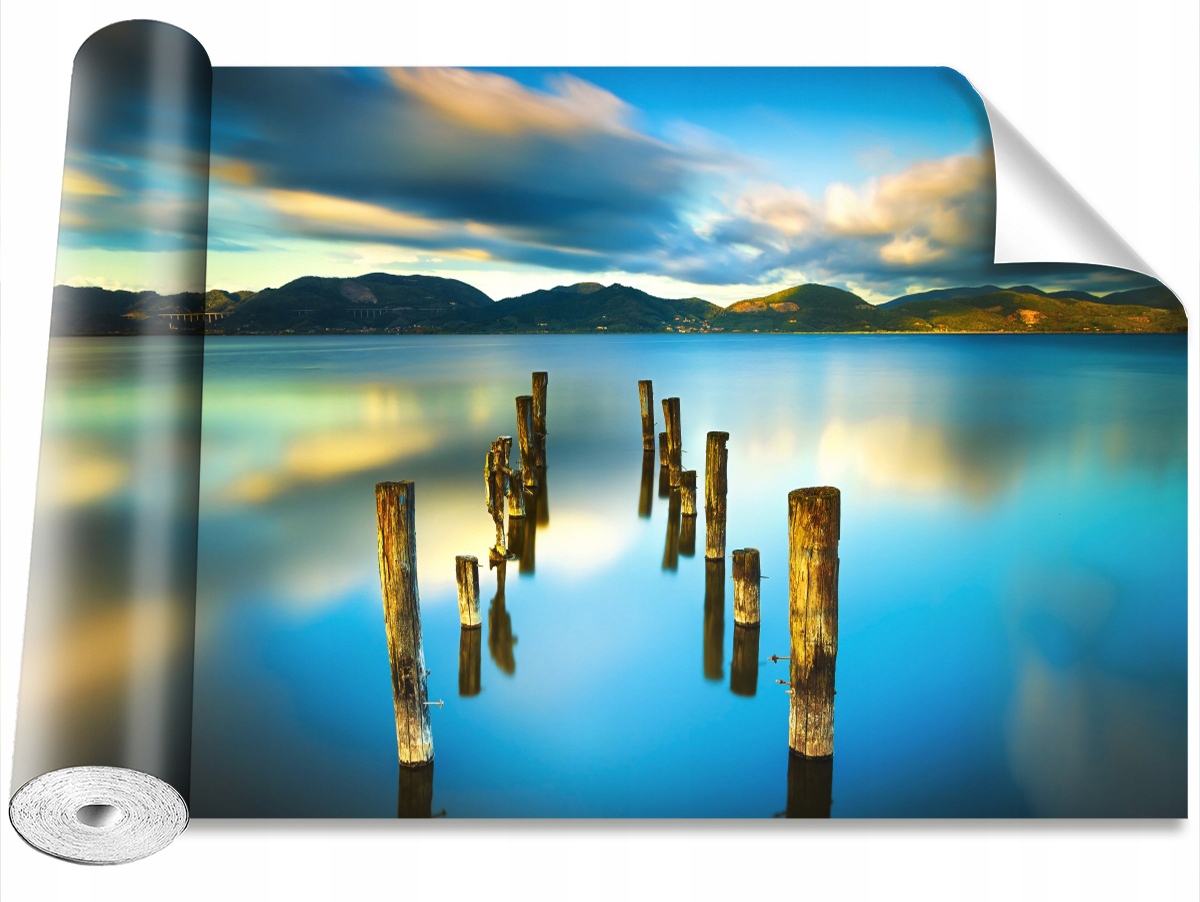 

Fototapeta Samoprzylepna Pomost Jezioro 208x146