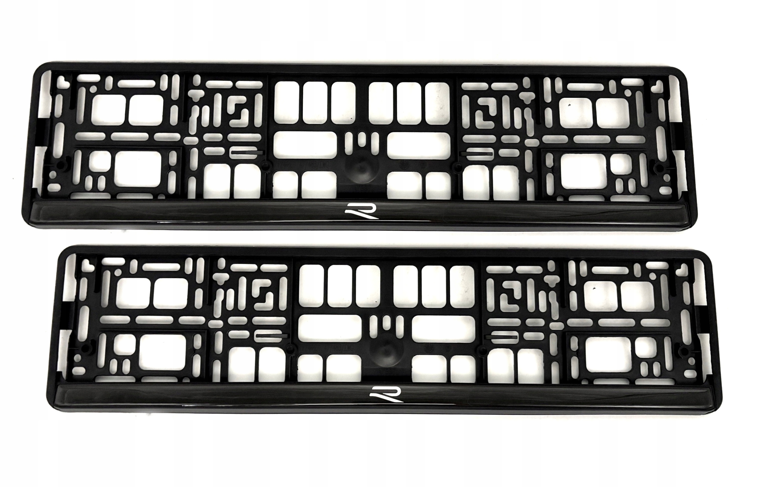 2x Ramki Ramka Rejestracyjna Tablicy Żelowe Volkswagen R Komplet