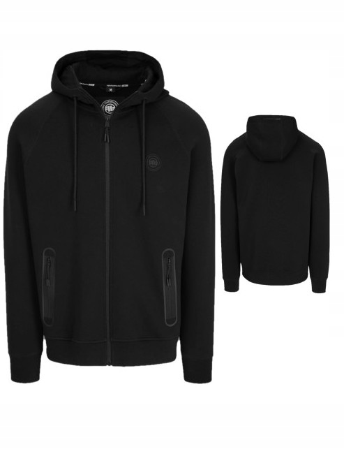 Pitbull West Coast Pánská Rozepínací Mikina S Kapucí Dogwood Černá XXL