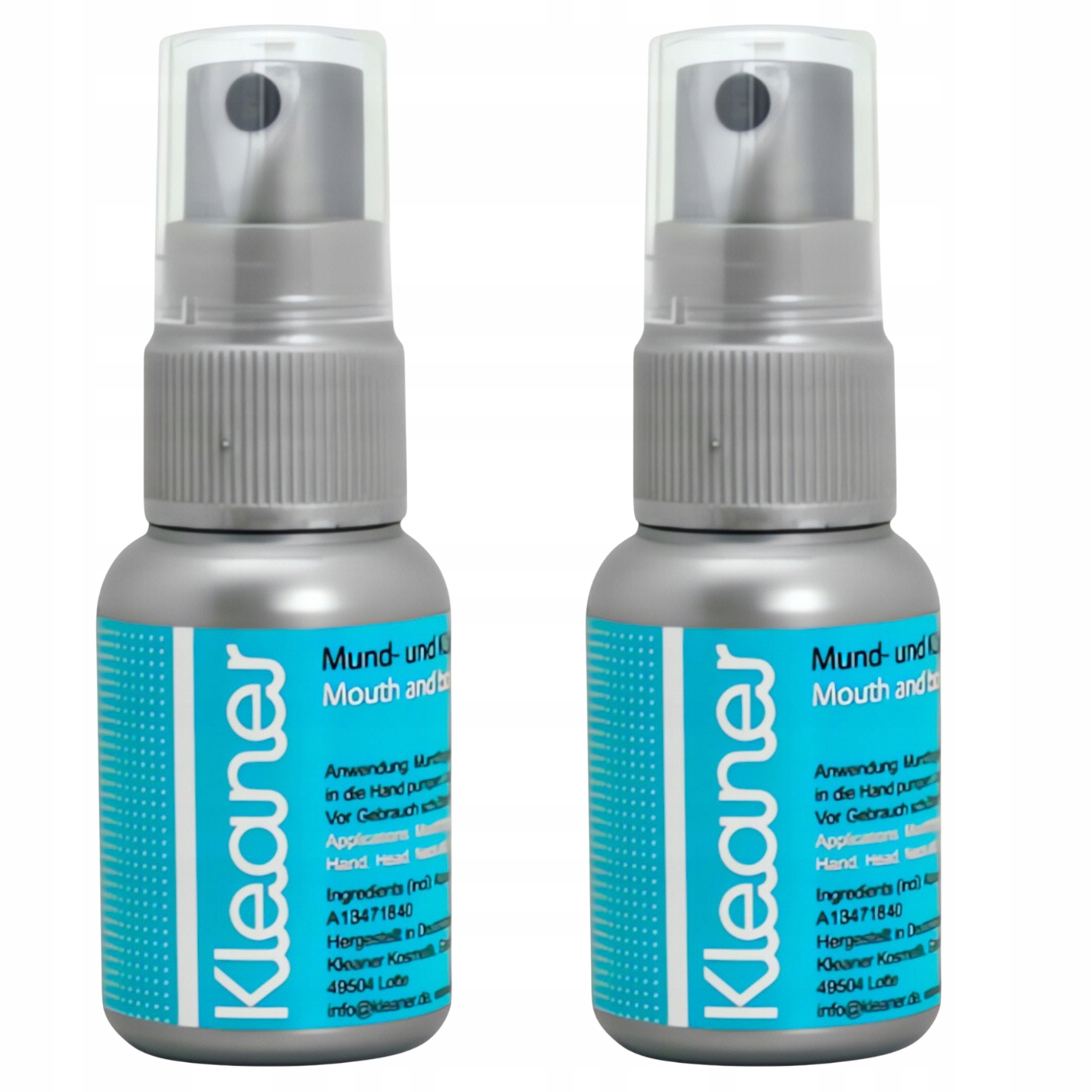 Kleaner w sprayu 2x 30ml do higieny jamy ustnej ciała 2 szt