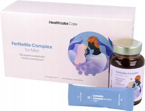 Health Labs FertileMe Complex For Men Selen B6 Potencja Płodność mężczyzn