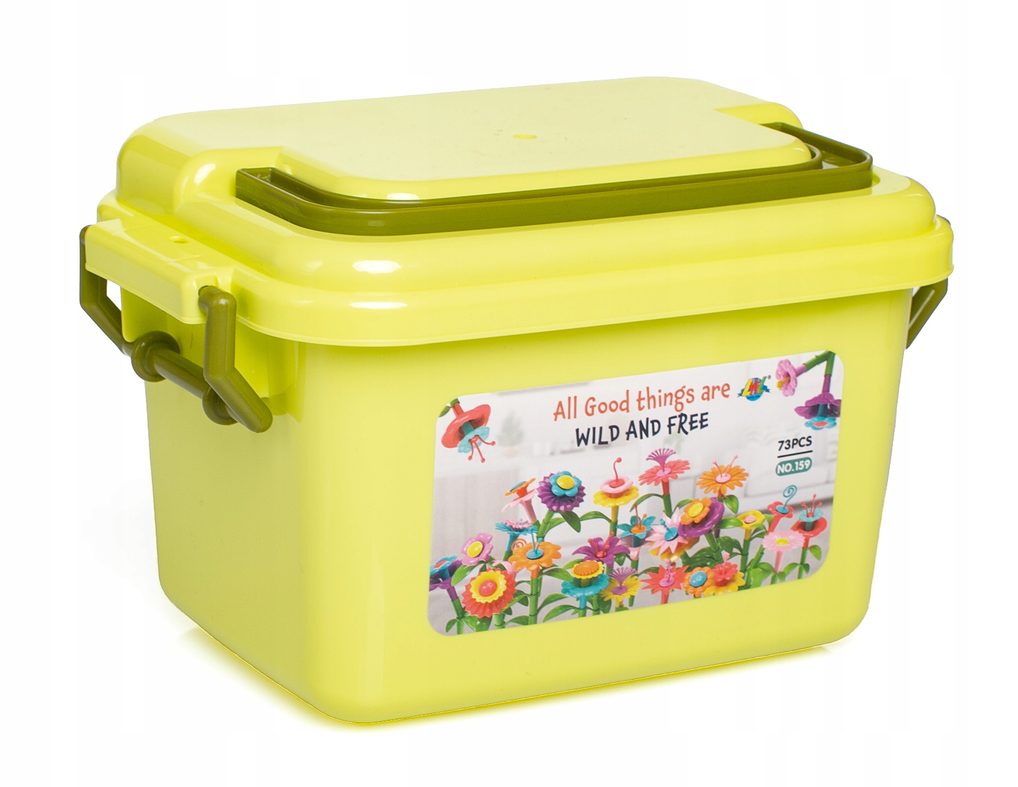 KLOCKI KWIATY OGRÓD budowanie ogrodu kwiatów 73el EAN (GTIN) 5904161361732