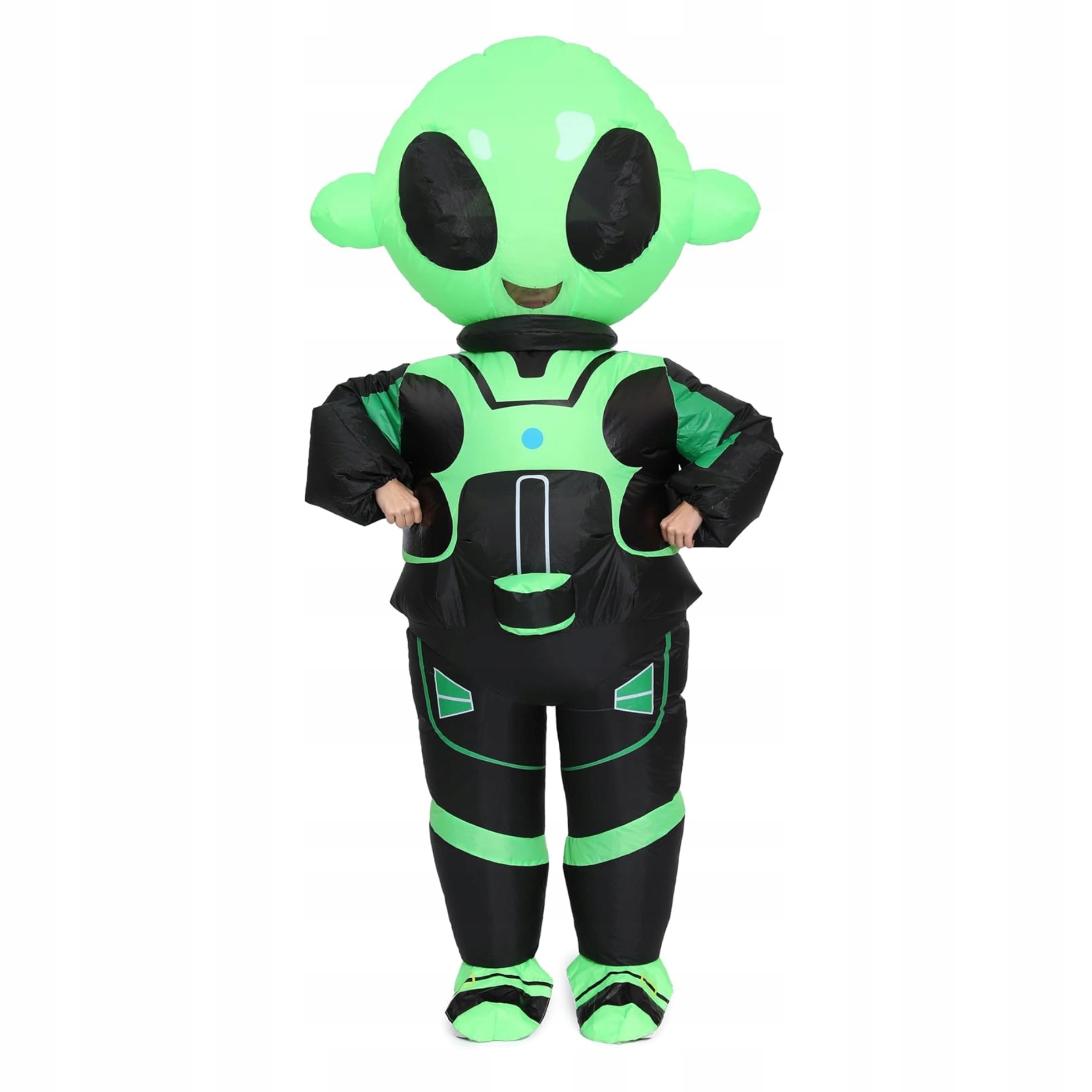 Nafukovací kostým Mimozemšťan Kostým Ufo pro dospělé Alien 150 190 cm