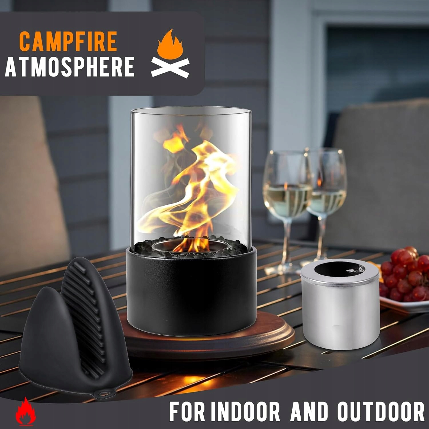 ПОРТАТИВНИЙ НАСТІЛЬНИЙ КАМІН ДЛЯ ПОБАЧЕННЯ НА ВЕЧІР НА РІЗДВЯНИЙ ВЕЧІР. Бренд без бренду.