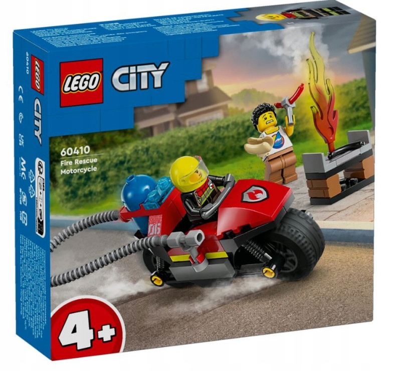 Zdjęcia - Klocki Lego  City 60410 Strażacki motocykl ratunkowy 