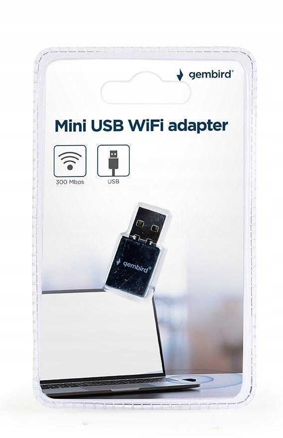 Gembird Bezprzewodowa Mini Karta Sieciowa Usb Wifi 300 Mbps