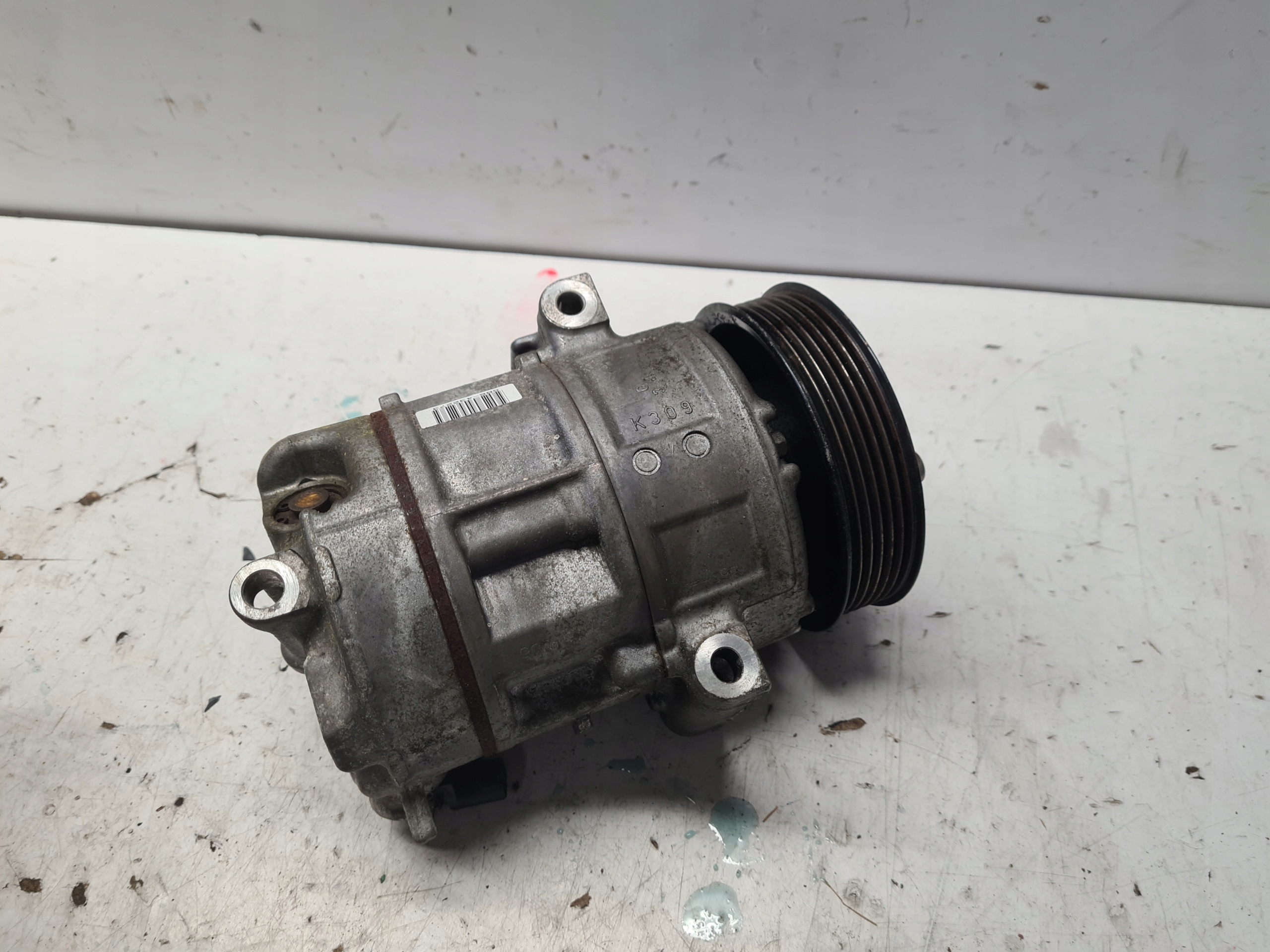OPEL CORSA E compressor; compressor of the air conditioning 13447214 YM6 1.3 CDTI