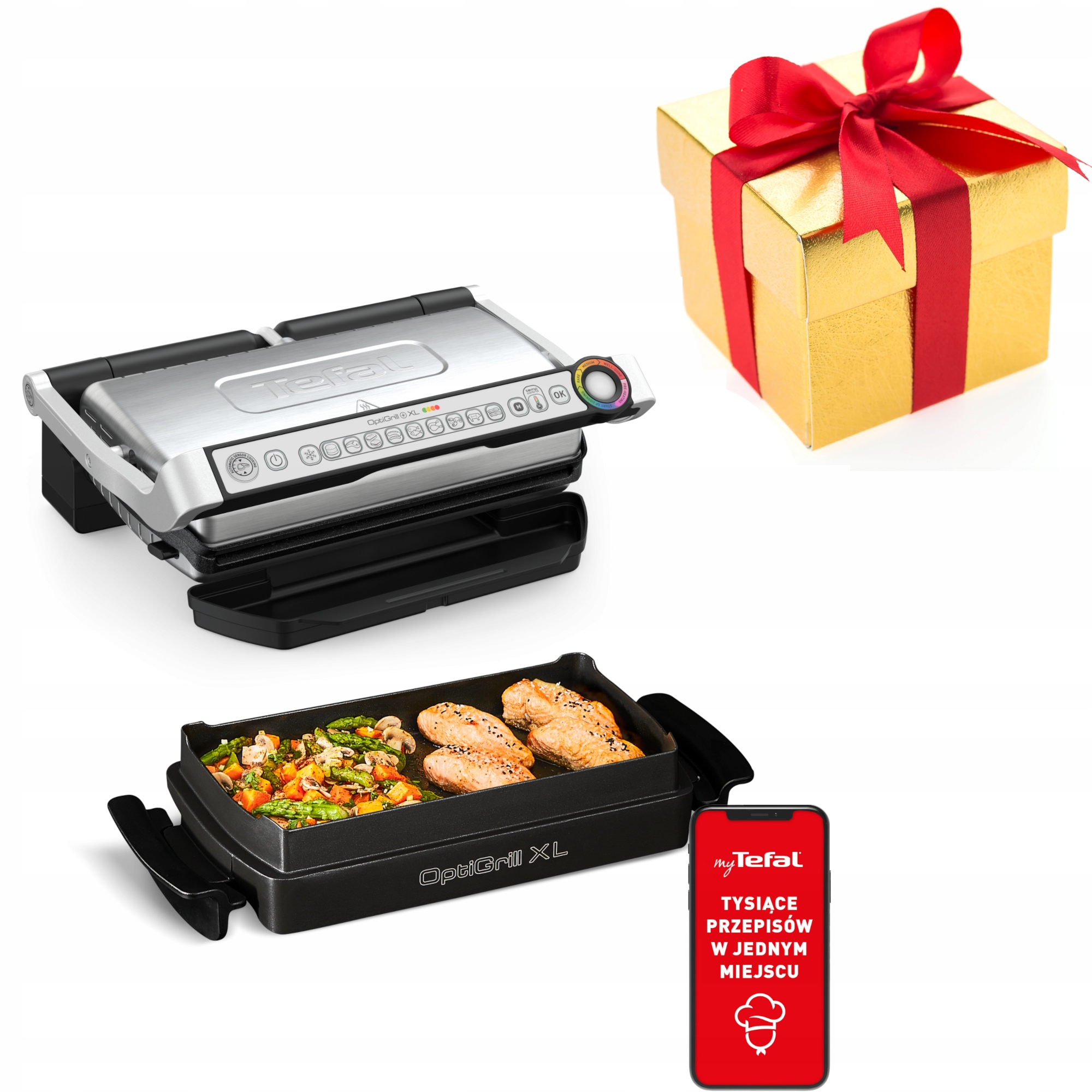 Grill elektryczny Tefal Optigrill+ XL GC724D12