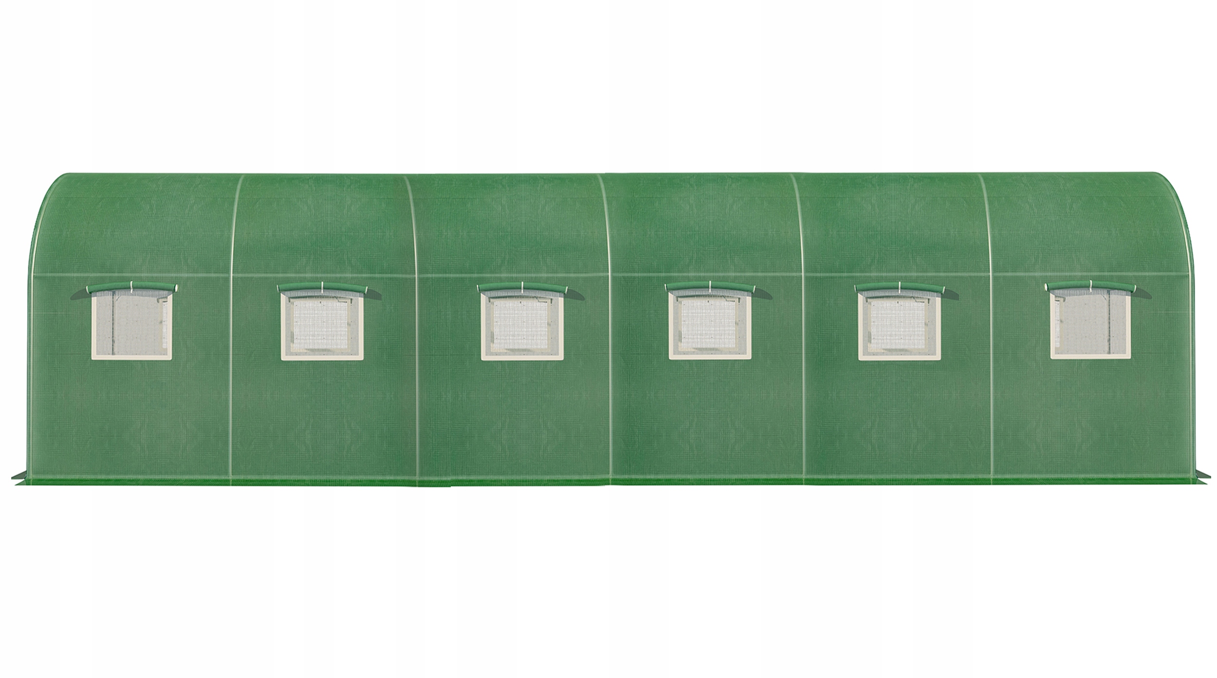 FOLIA NA TUNEL OGRODOWY FOLIOWY POSZYCIE SZKLARNIA FOLIAK 6 x 2,5m Zielona Długość 600 cm