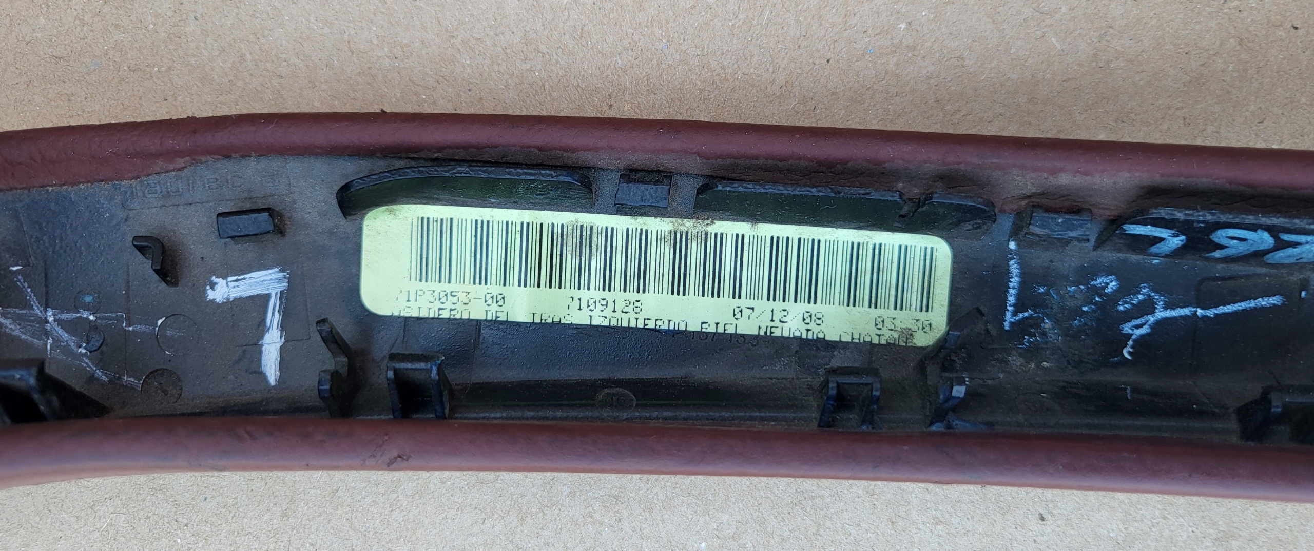 bracket handle Z door left rear part upholstery BMW X5 E70 X6 E71 leather CHATEU OE