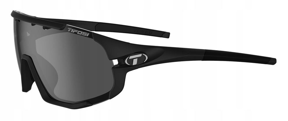 Okulary Tifosi Sledge matte black 3 szkła Smoke 15%, Ac Red 39%, Clear 90%