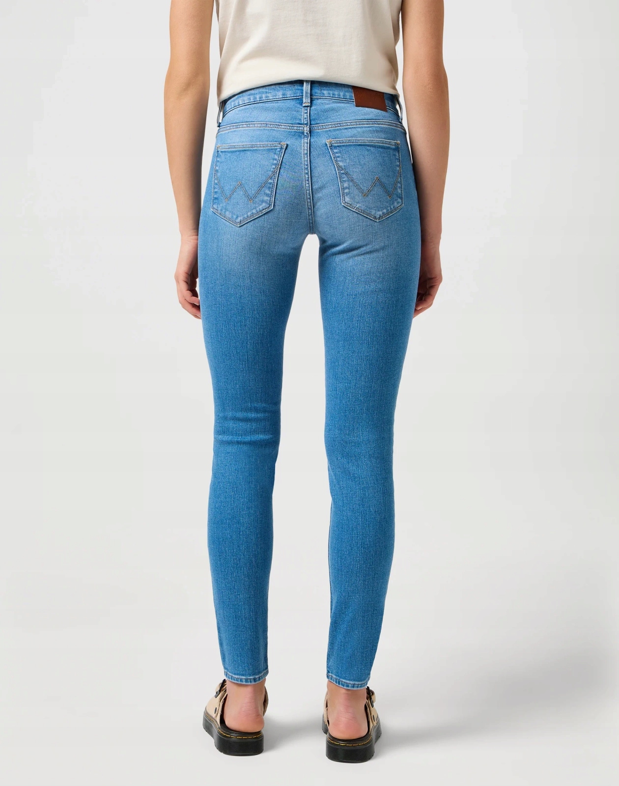 Dámské úzké nohavice džíny Wrangler Skinny True Enough 112351061 26/32