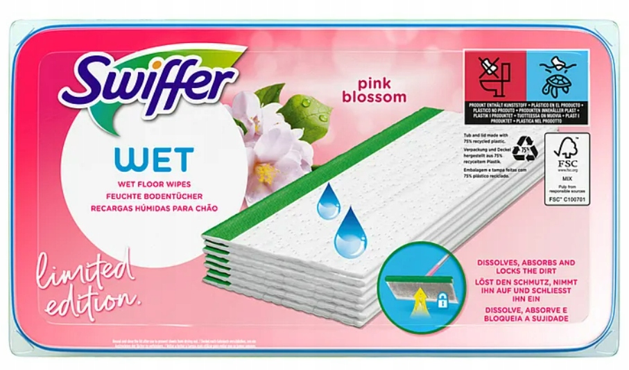 Levně bavlna Utěrka Swiffer v ks 24 kusů, bílé