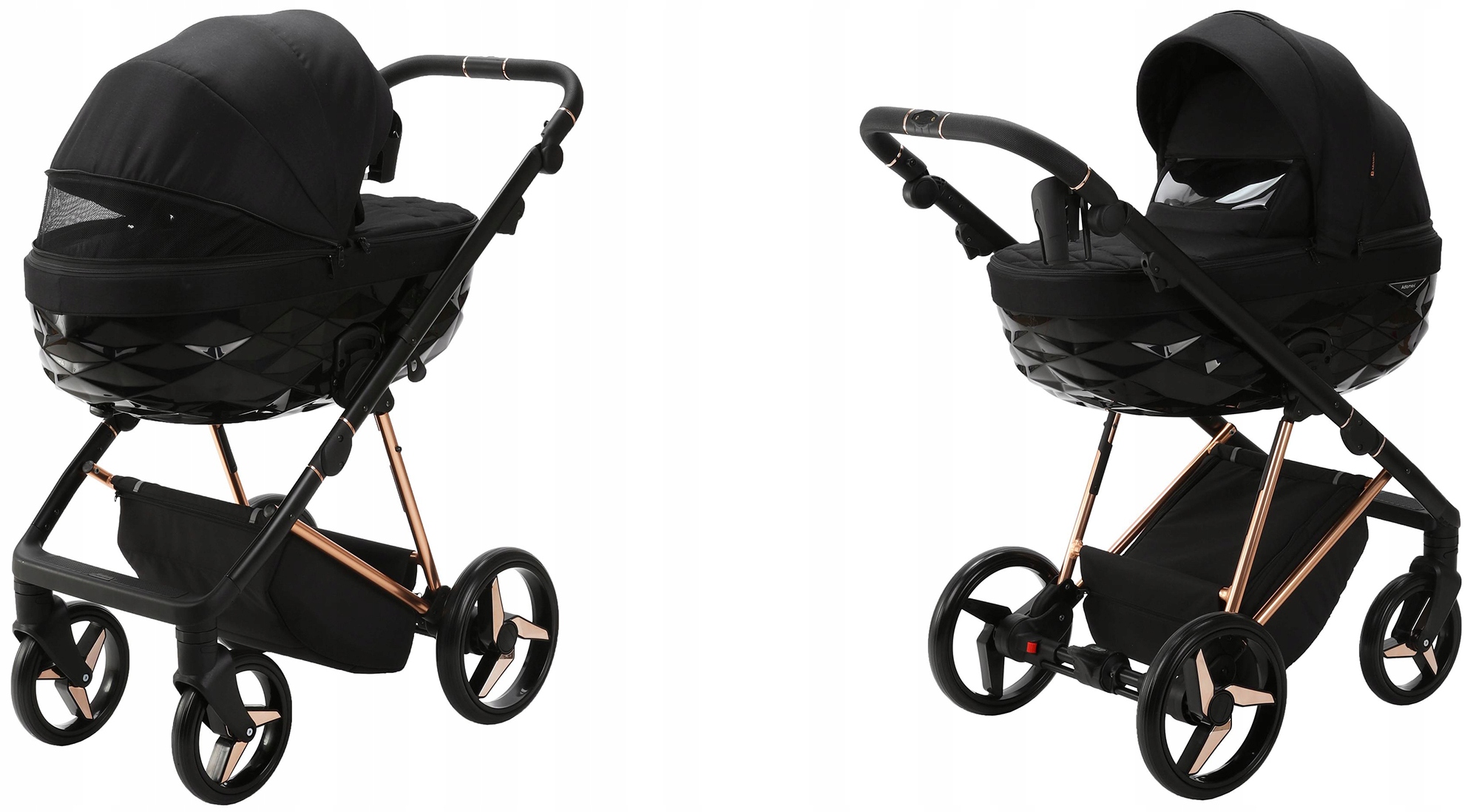 WÓZEK ADAMEX QUANTUM SPECIAL EDITION CYBEX ATON S2 3w1 kol. TK 619 SE Rodzaj kół Żelowe