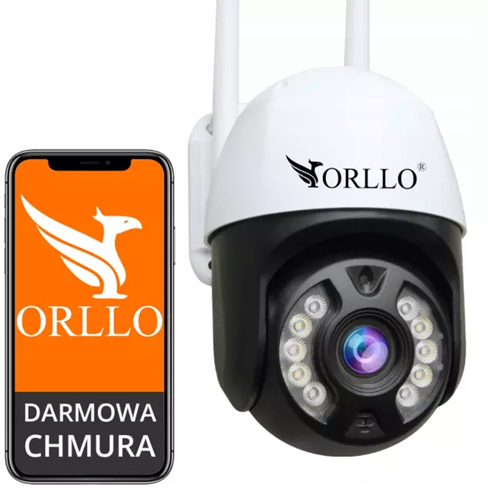 

Kamera WiFi Ip Lan Zewnętrzna ZOOMx10 Orllo Z9 Pro