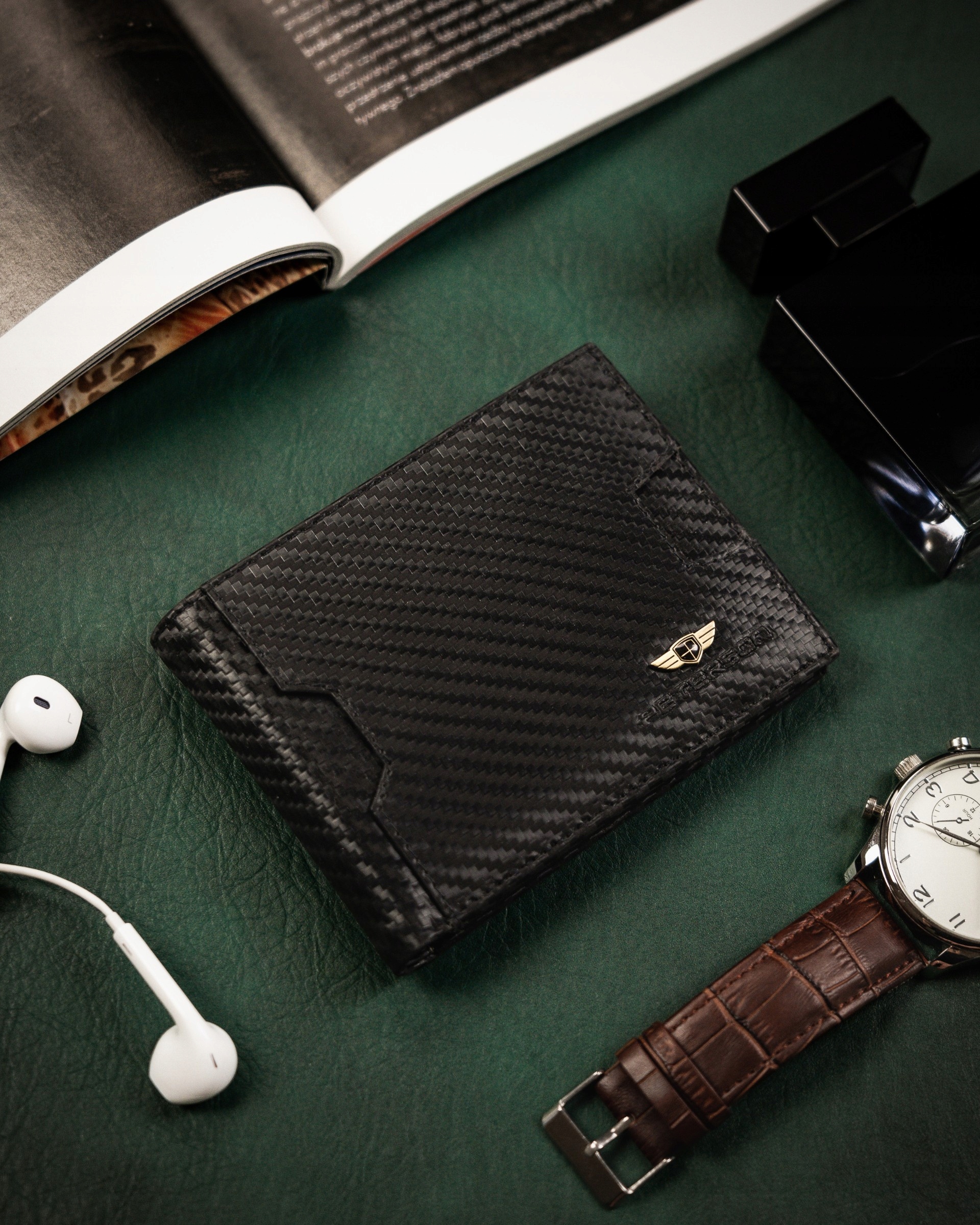 PETERSON STOP RFID PORTFEL MĘSKI MAŁY SLIM CIENKI Stan opakowania oryginalne