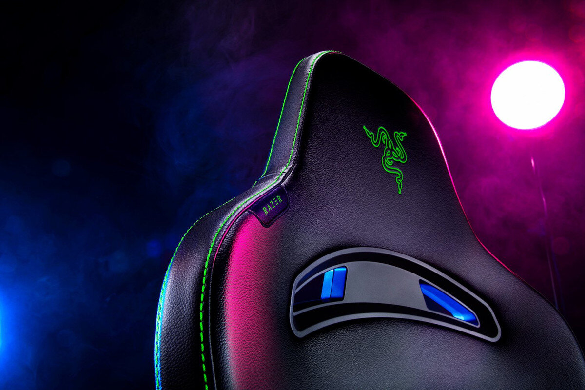 Razer Fotel Gamingowy Enki X, Sk�ra Syntetyczna, Podpora L?d?wiowa — 6