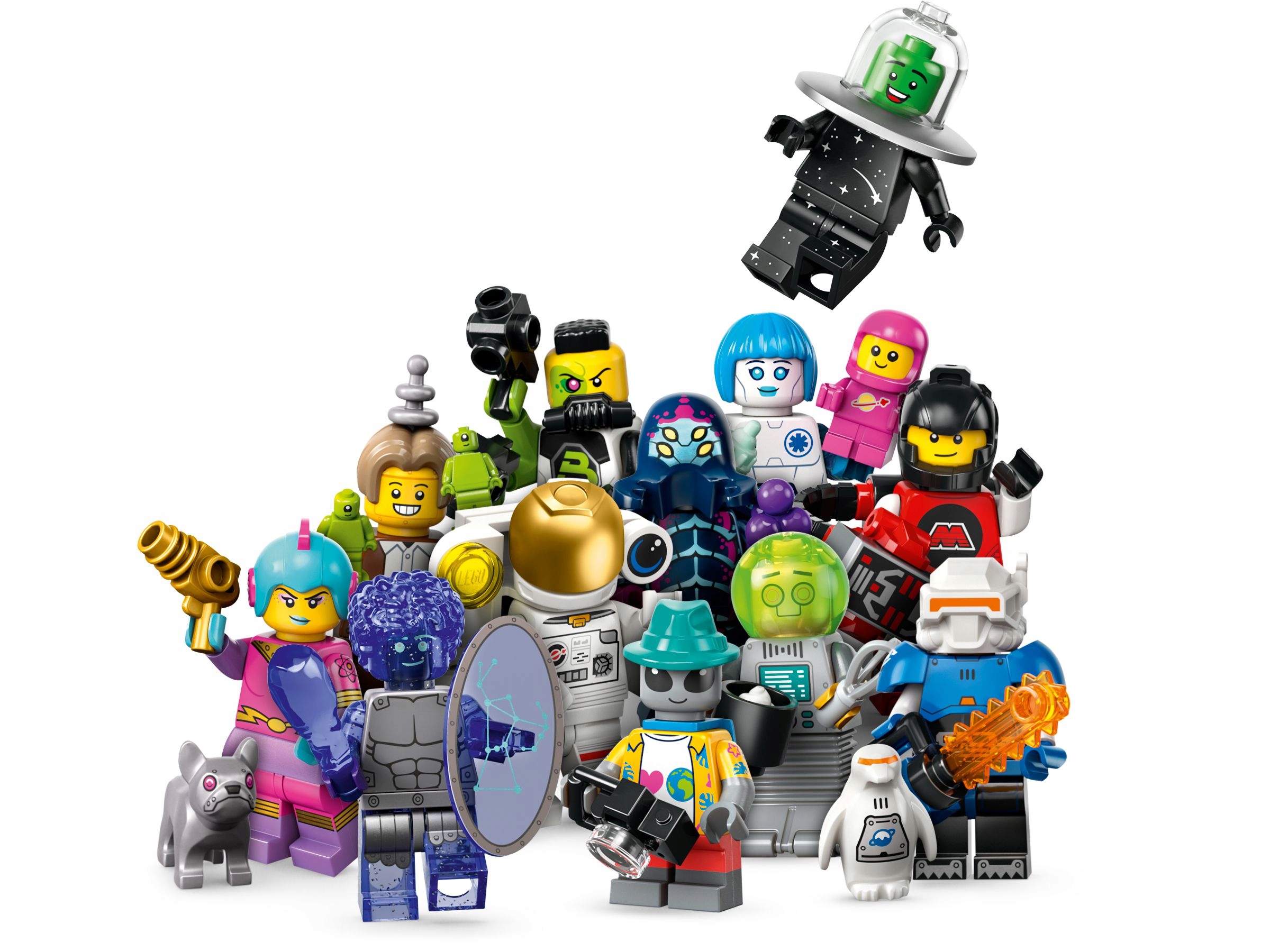 Lego Minifigures Vesmír série 26 71046 – Kompletní Sada 12/12 Figurek