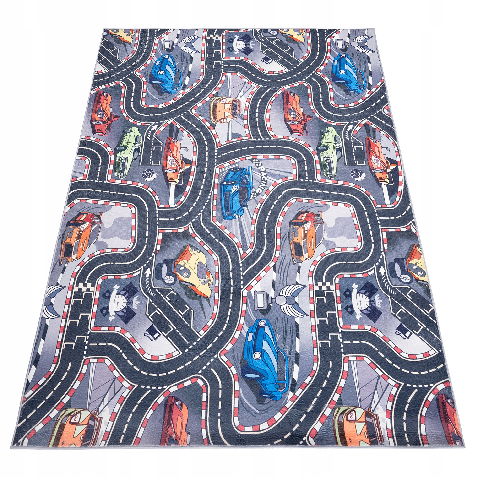 Dywan Flannel 200x300 Drukowany Dziecięcy Antypoślizgowy Modny Do Zabawy