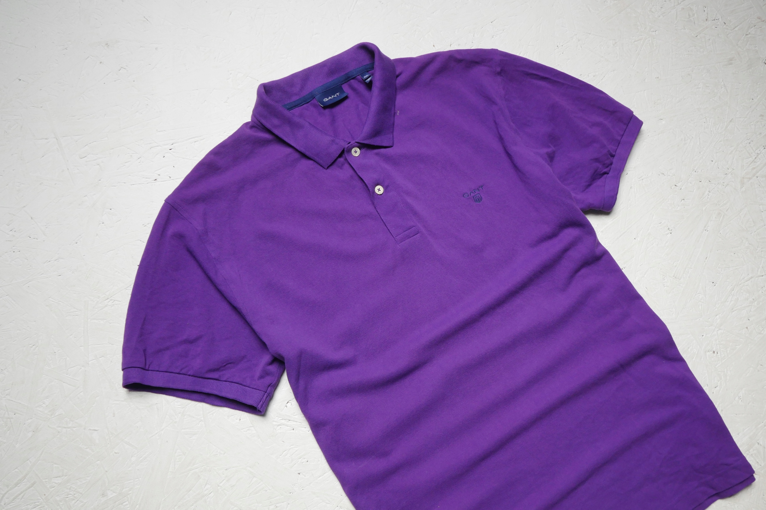 Gant Polo fiolet koszulka męska classic XL Rozmiar XXL