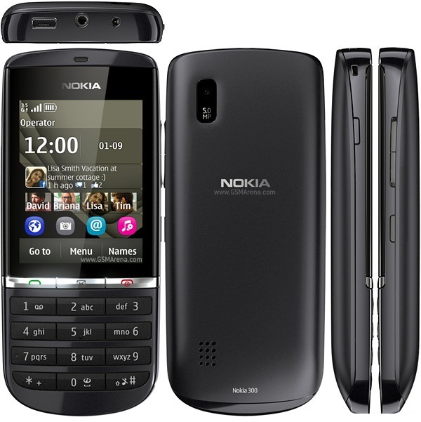 Мобильный телефон Nokia Asha 300 128 МБ / 140 МБ 3G серый