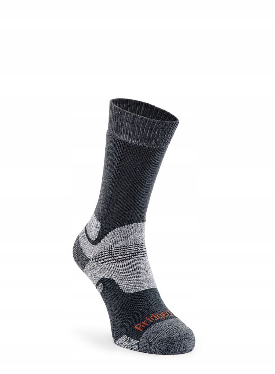 Skarpety trekkingowe Bridgedale Hike Mid Merino P Boot gunmetal 44-47