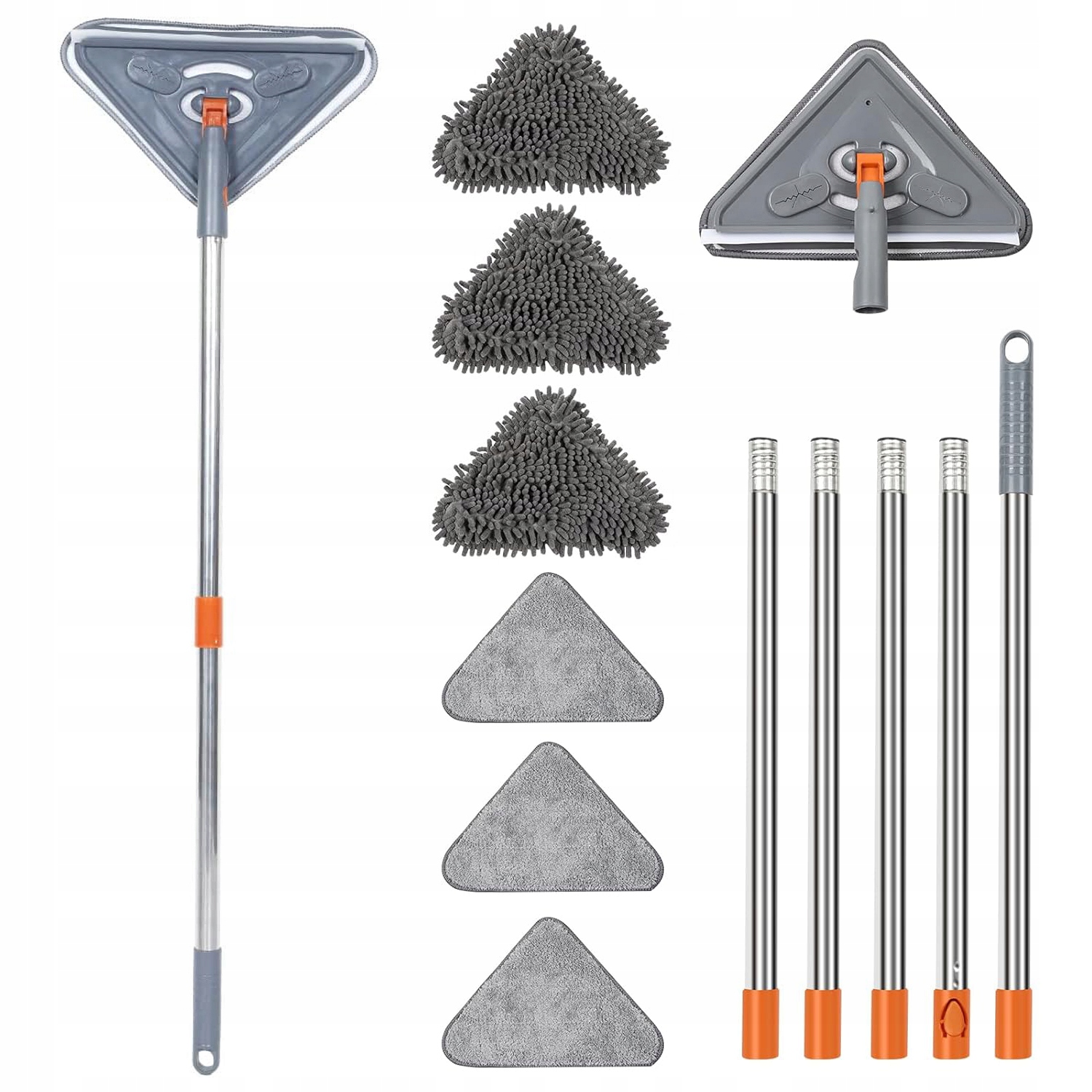 Levně Rotační Mop 360 Spin Automatický Odšťavňovač 25-85'' 6 Nástavců