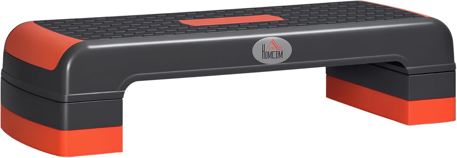 Homcom Step Pro Fitness Aerobik 78 × 28 CM Nastavitelný 10/15/20 CM 150 Kg