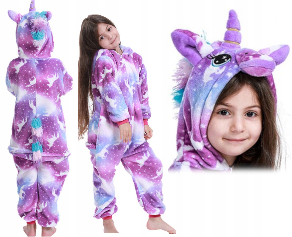 

Jednorożec Fiolet Konie Kigurumi Onesie 140 CH4P