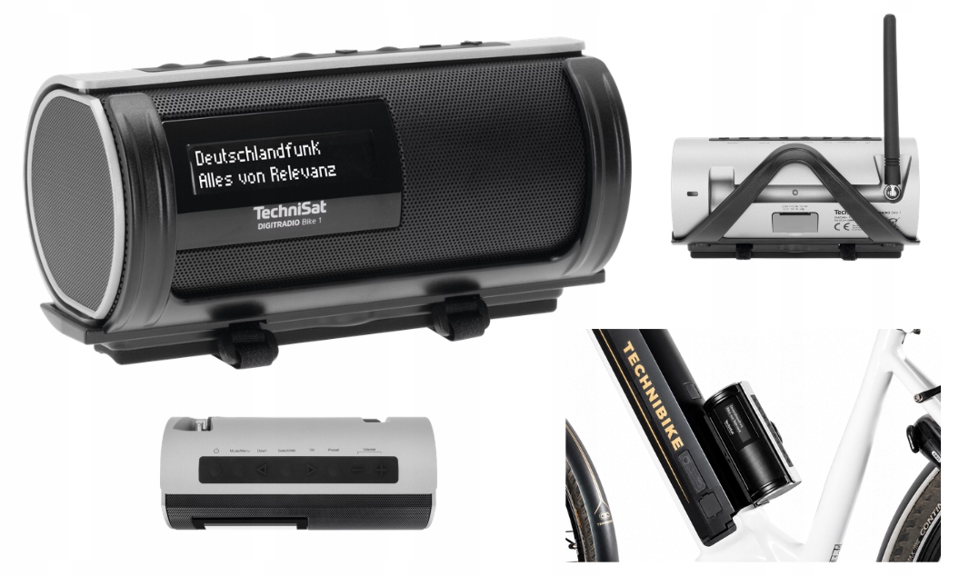 Prenosné cyklistické rádio Technisat Digitradio Bike 1 Dab+ Bluetooth 5W
