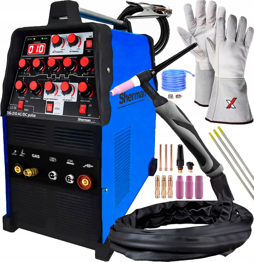 Spawarka Sherman Tig Hf 200A Acdc Ręczna Regulacja