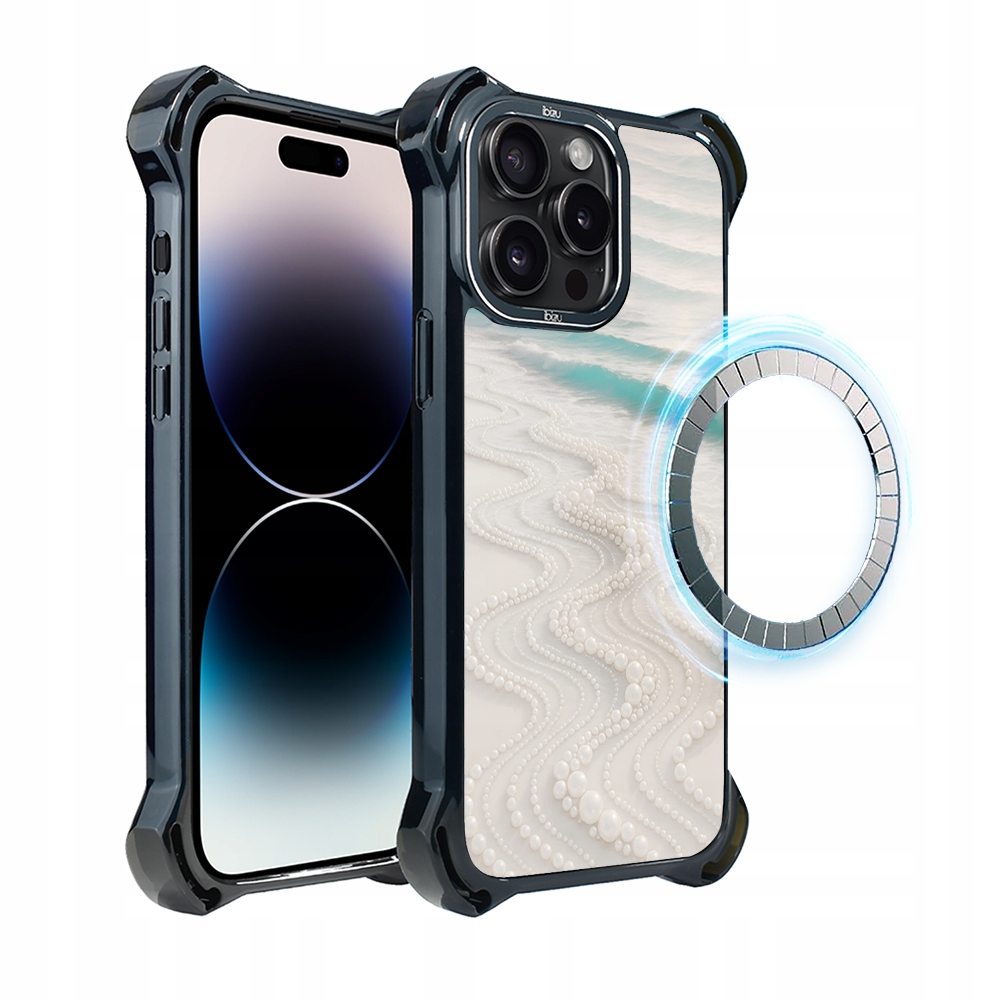 Pouzdro pro iPhone 14 Pro Max Ibizu DropGuard Ultra s MagSafe, korálová pláž