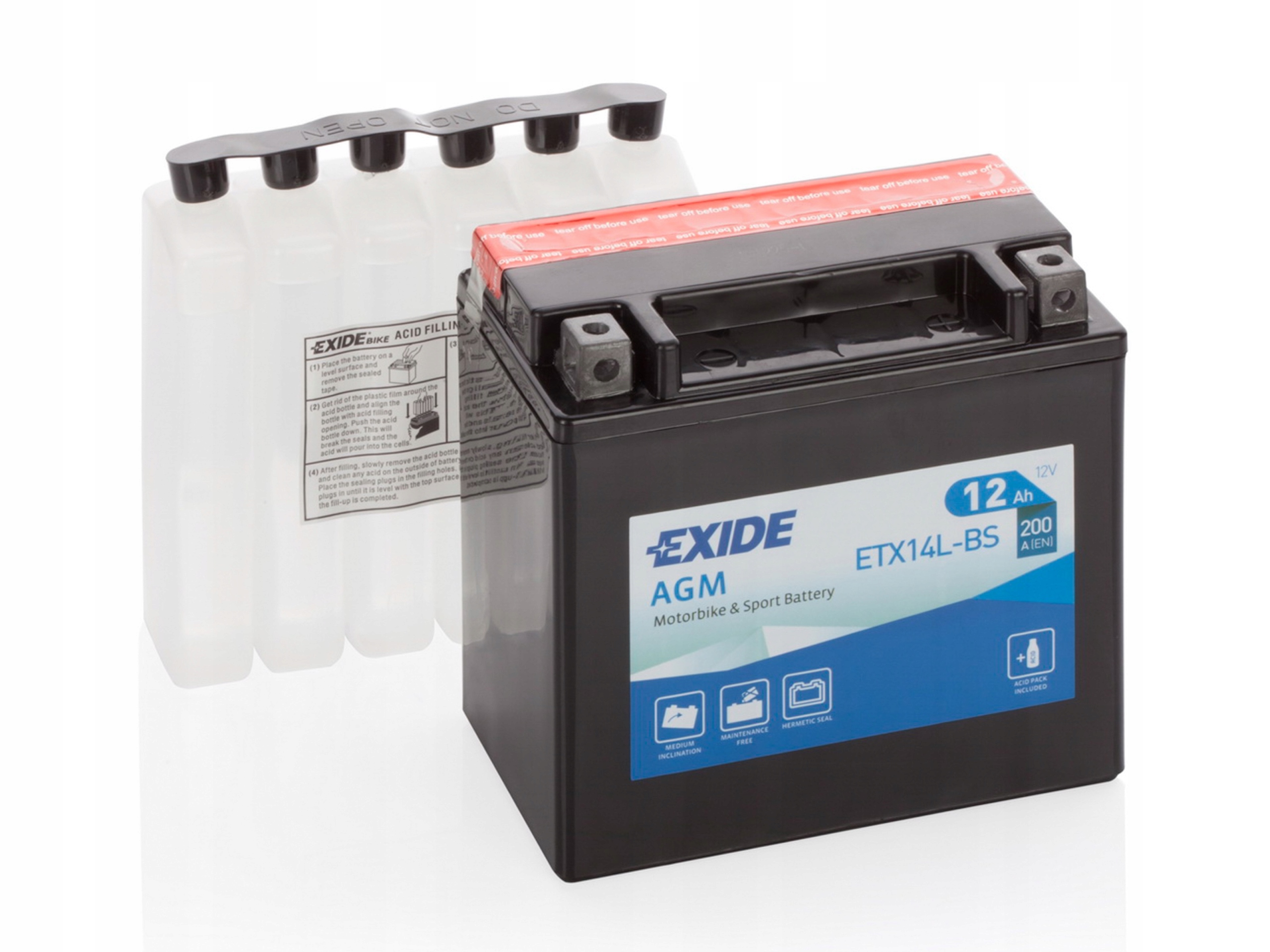 

Akumulator do quada 12 Ah Exide ETX14L-BS Atv