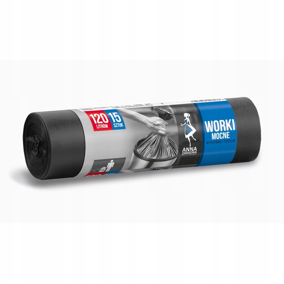 

Worki na śmieci Mocne 120L 15 szt Anna Zaradna