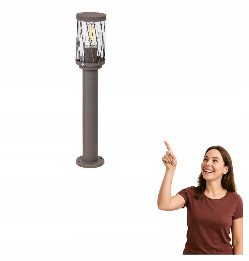 Venkovní sloupková zahradní lampa Budapest 8889 Rabalux