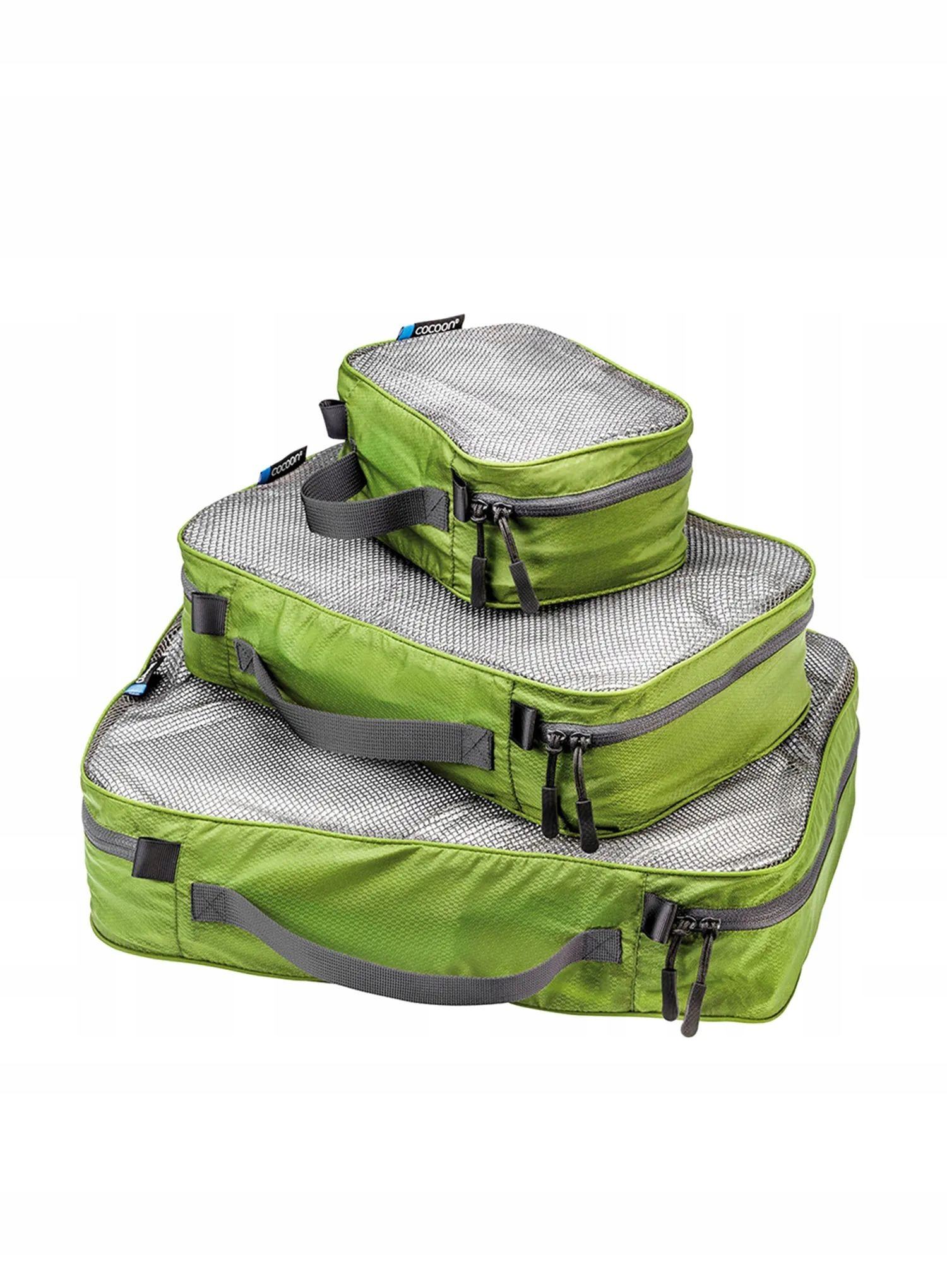 Sada organizérů Cocoon Packing Cube Ultralight Set olivově zelená