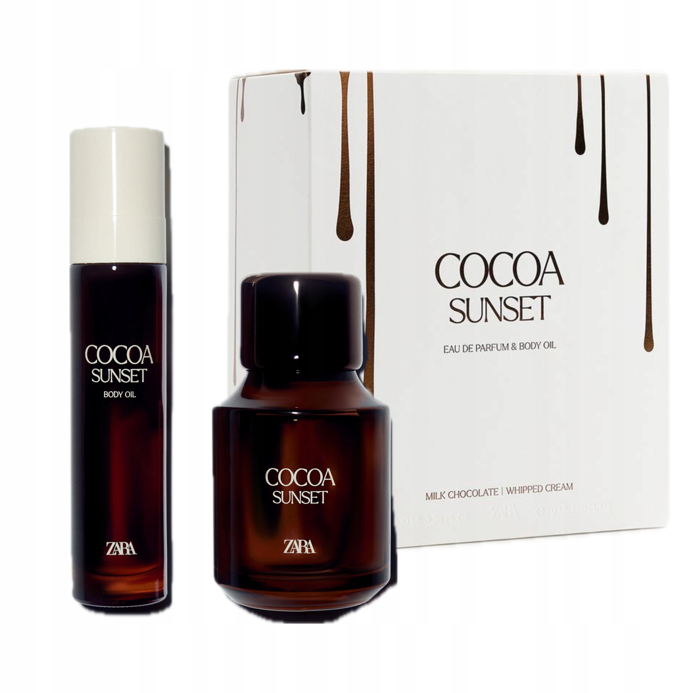 Zara Cocoa Sunset Tělový Olej 100 ML Sada Zara Cocoa Sunset