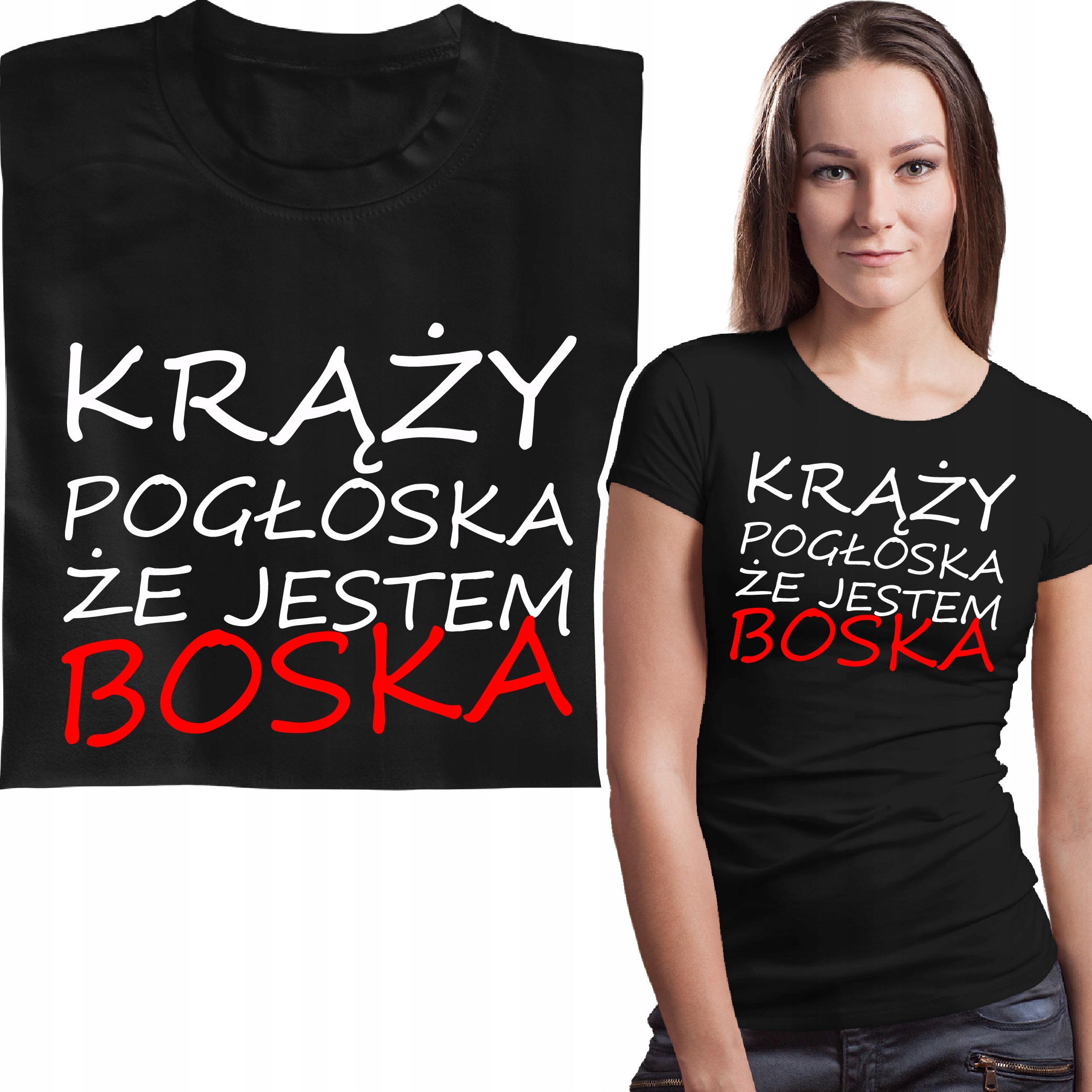 

Koszulka Krąży Pogłoska Że Jestem Boska