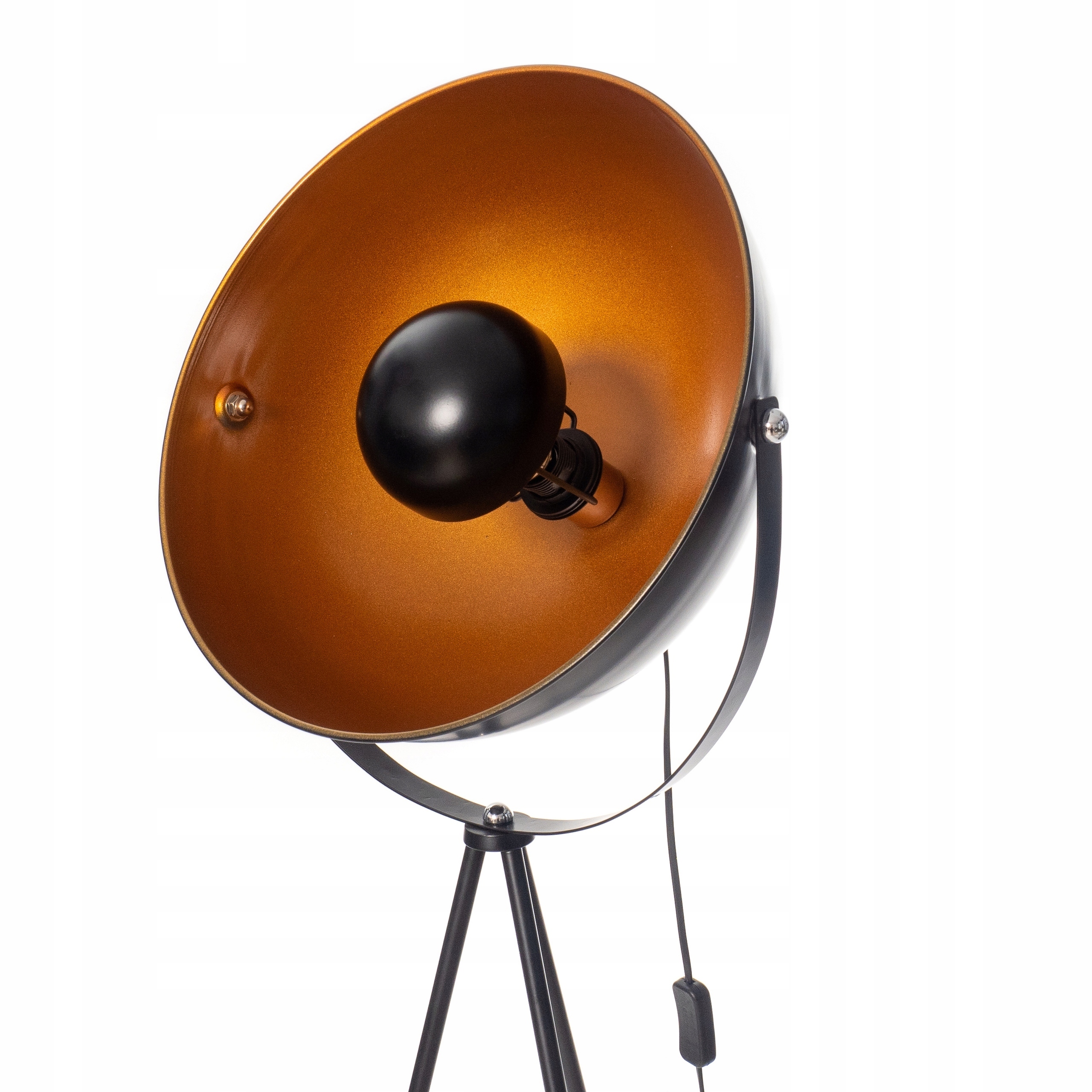 Lampa PODŁOGOWA stojąca TRÓJNÓG abażur 155cm E27 Szerokość produktu 20 cm