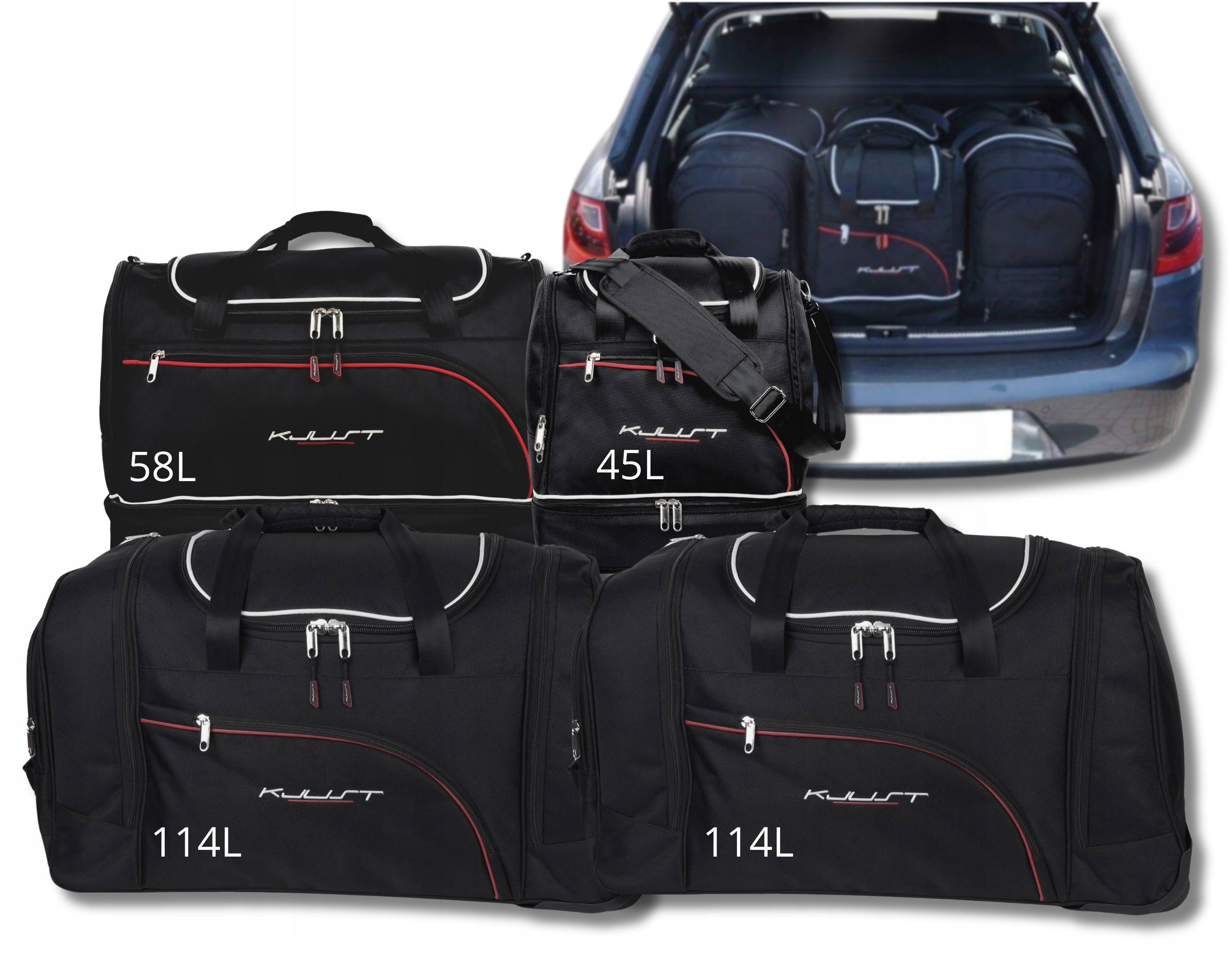 Cestovná Taška Do Kufra Seat Exeo St 2009-2013 4 ks