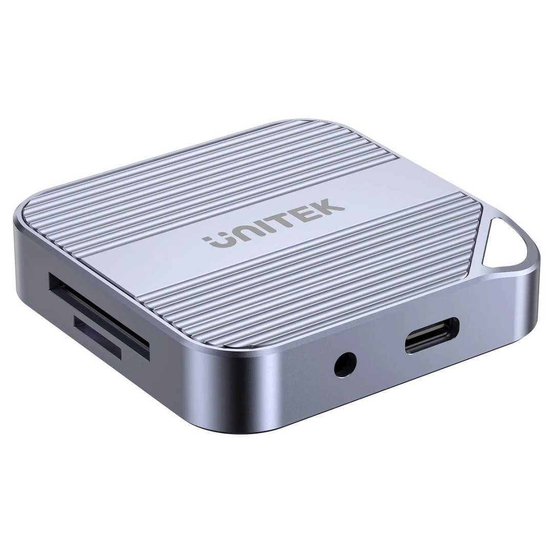 Unitek Magnetyczny czytnik kart SD/Micro Sd 6w1 PD100W 4K@60Hz 5Gbps