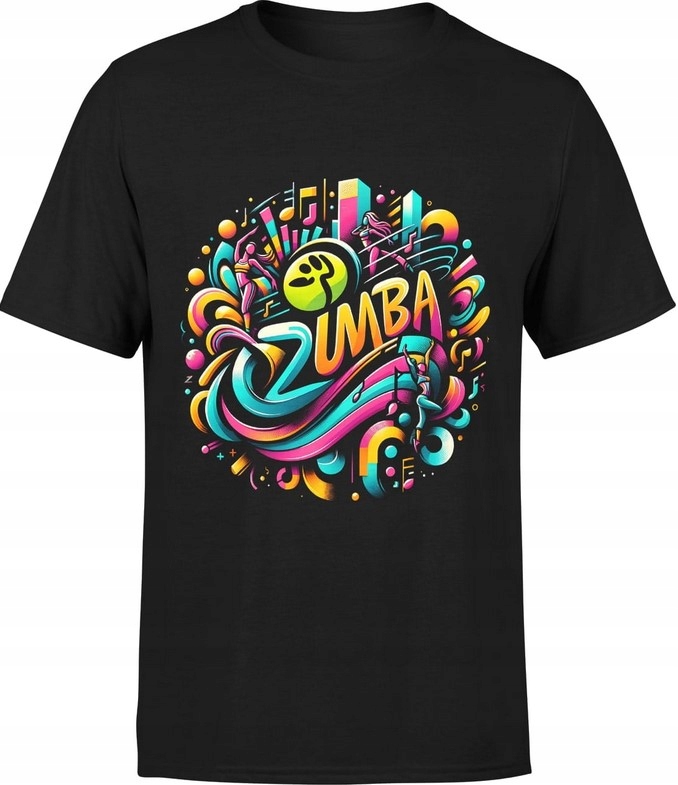 KOSZULKA MĘSKA ZUMBA TANIEC TRENING RUCH SPORT HIT XXL