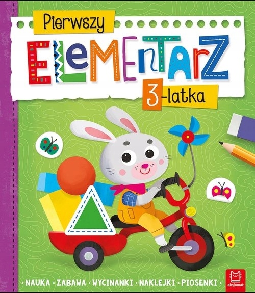 Pierwszy elementarz 3-latka Nauka zabawa wycinanki