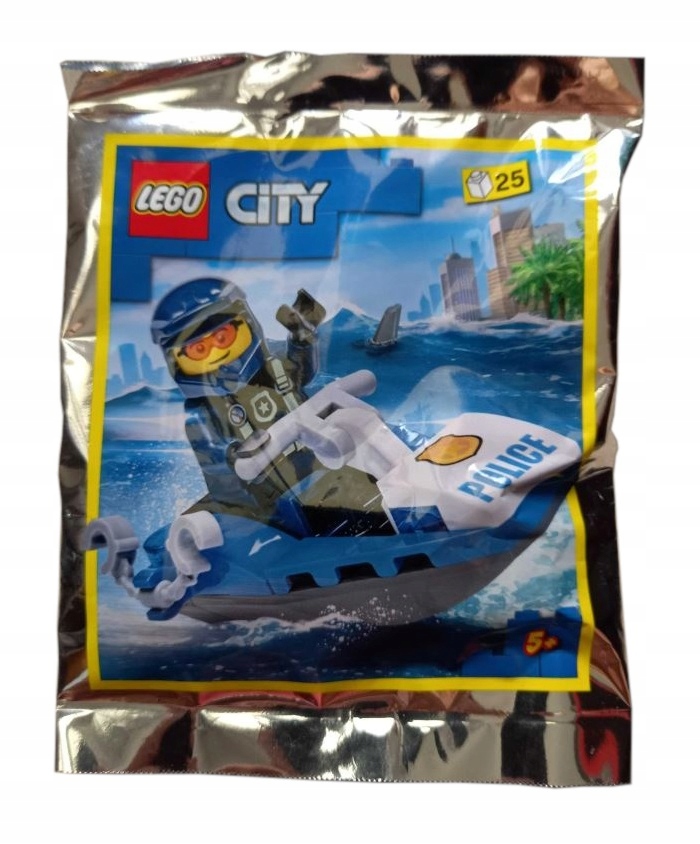Zestaw Lego City Minifigure Polybag Policeman with Jet Ski #952207