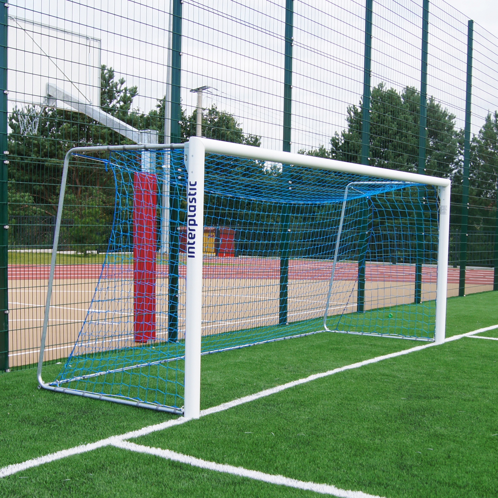 Bramka piłkarska tulejowana Sportpoland 5x2 m aluminiowa