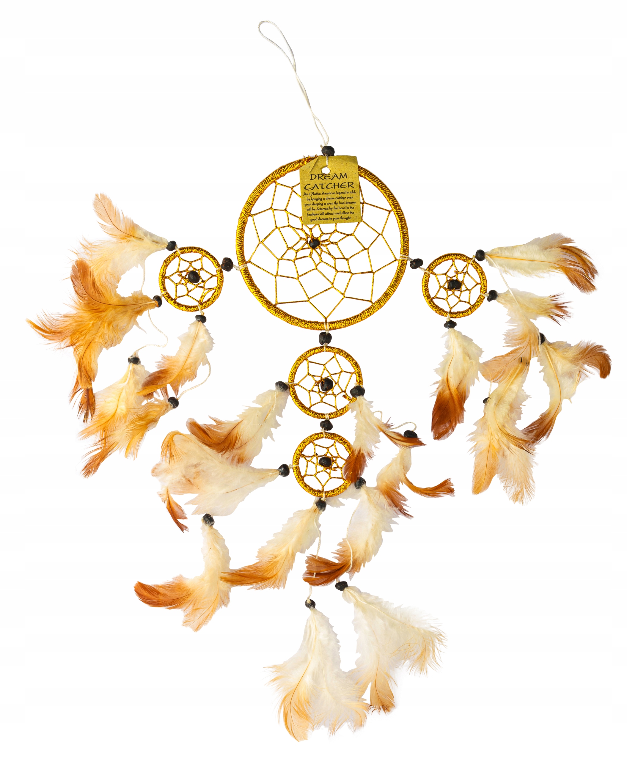 ŁAPACZ SNÓW 48 cm, PRZEPIĘKNY, SOLIDNY, RĘKODZIEŁO